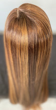 Load image into Gallery viewer, 32” 4/27 HIGHLIGHT LACE FRONT SYNTHETIC HUMAN HAIR BLEND WIG